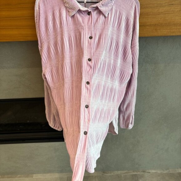 Free People velvet blouse My Best Top By, Size M - Picture 8 of 11